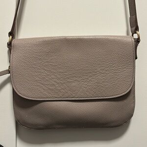 Nordstrom pebble gray crossbody bag